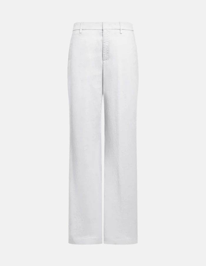 Janice wide-leg trousers in compact gabardine