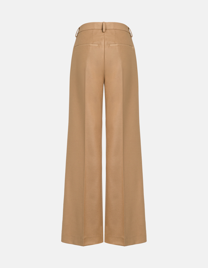 Hose Janice mit weitem Bein aus Flanell