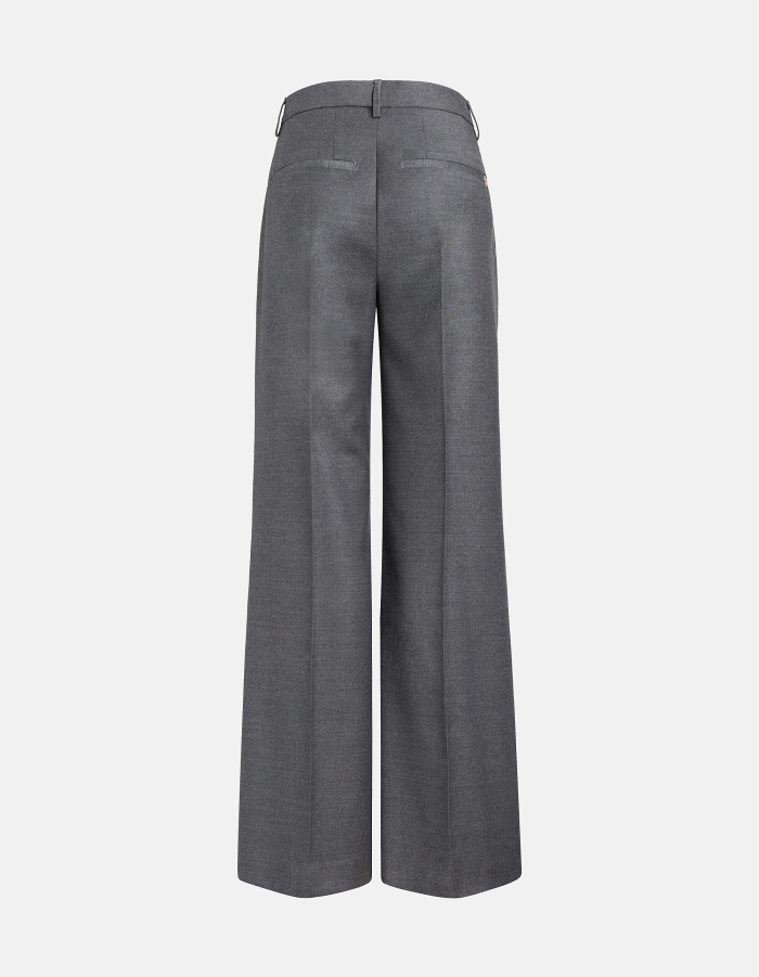 Hose Janice mit weitem Bein aus Flanell