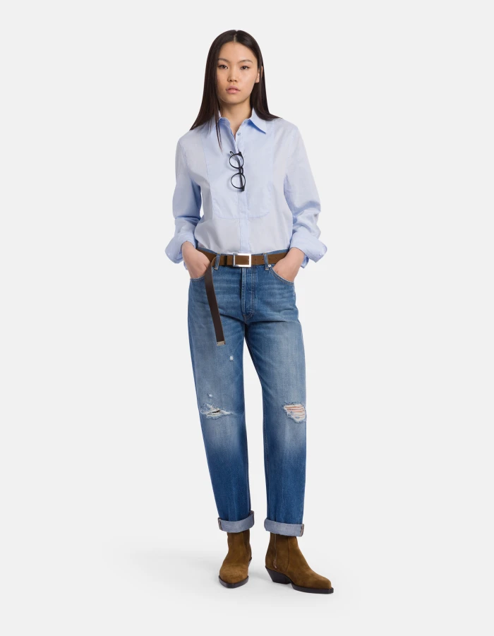 Regular-Fit Jeans Icon aus Rigid Denim