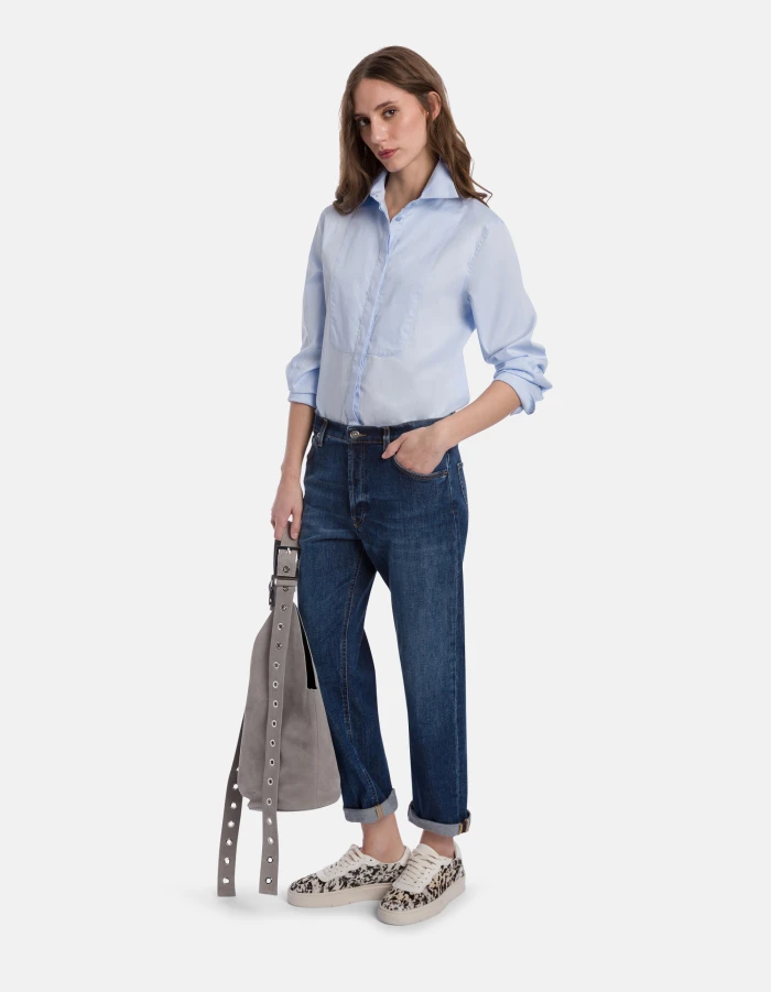 Icon regular-fit jeans in stretch denim