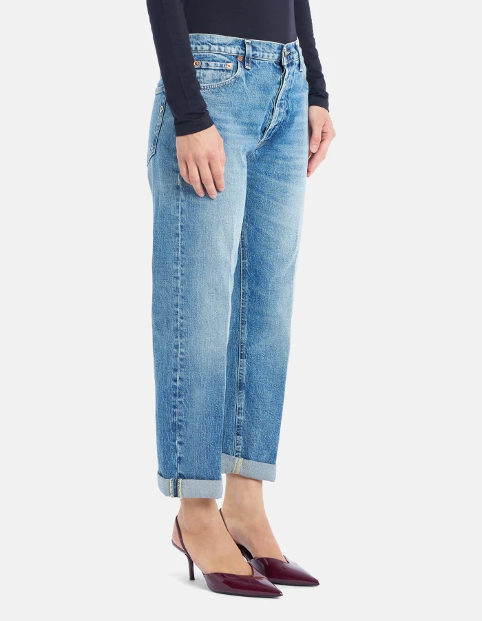 Jeans Icon regular in denim stretch riciclato
