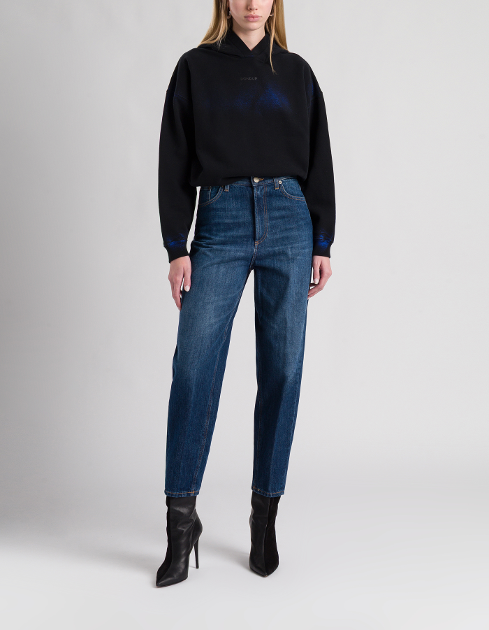 Loose-Fit Jeans Bessie aus Rigid Denim