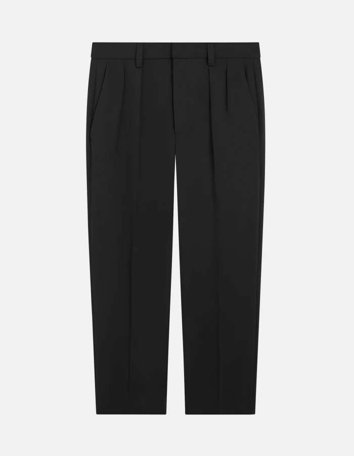 Pantaloni Lara loose in tela di lana