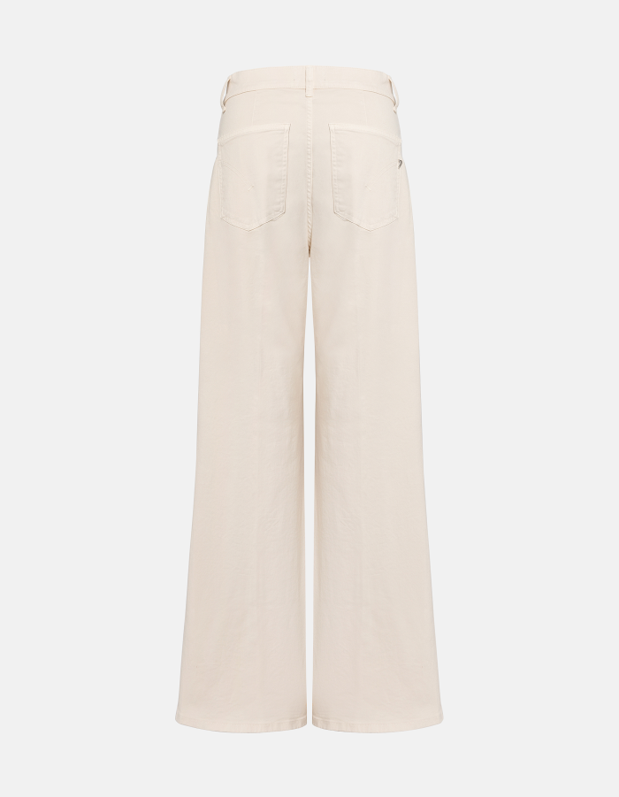 Amely wide-leg trousers in gabardine with a warm hand feel