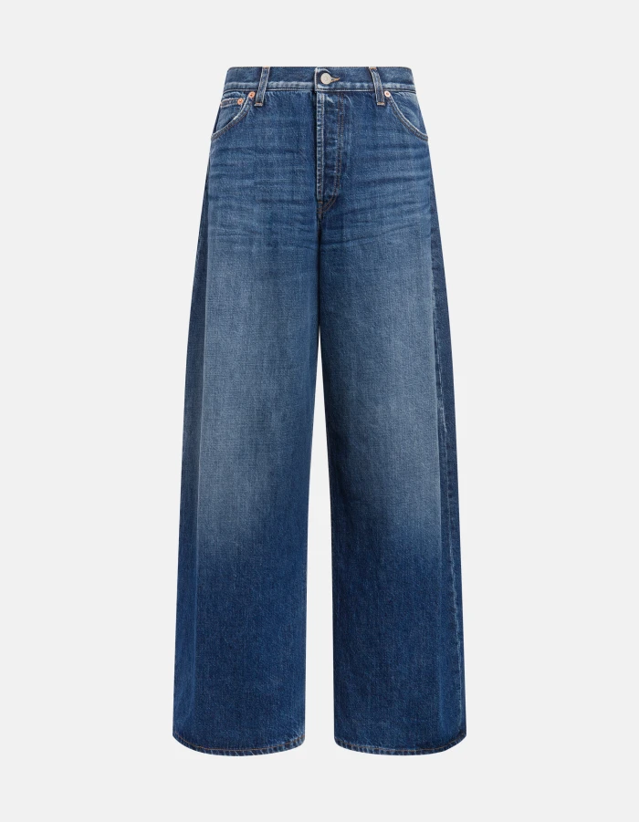 Jeans Dakota loose in denim fisso