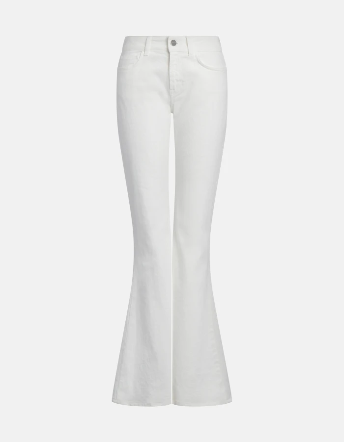 Bootcut-Jeans Karen in Super Skinny-Passform aus Stretch-Bull