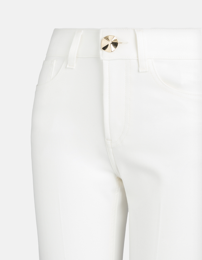 Hose Karen im Super-Skinny-Bootcut aus Bistretch-Stoff
