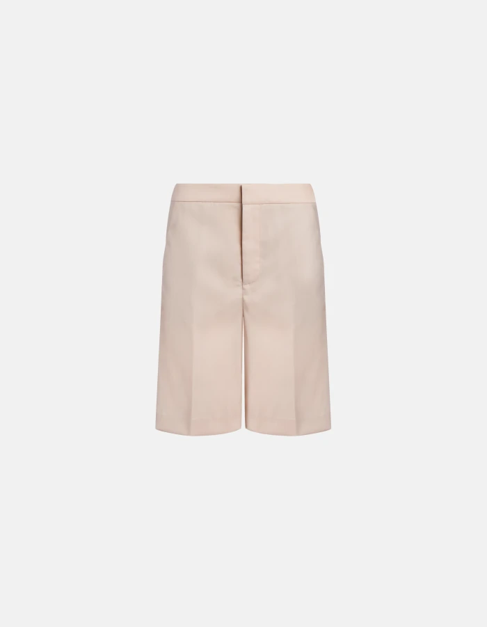 Bermudashorts Lily in normaler Passform aus Gabardine aus einer Wollmischung