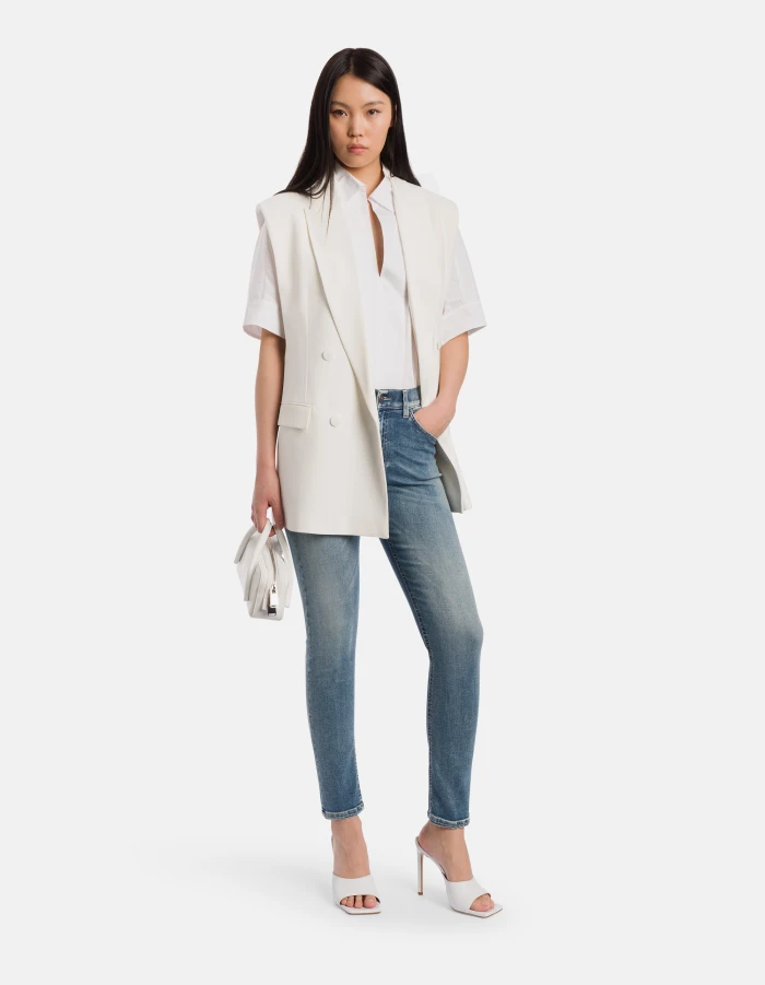 Kim super-skinny jeans in stretch denim