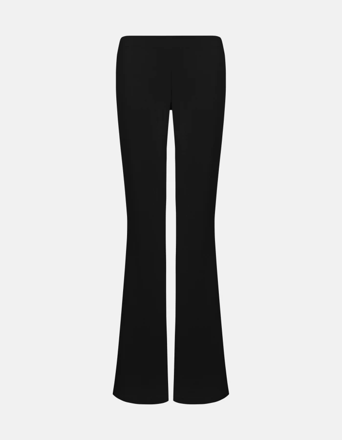 Slim-fit trousers in viscose jersey
