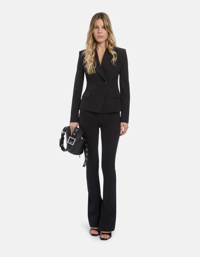 Daisy super-skinny trousers in bi-stretch plain-weave fabric