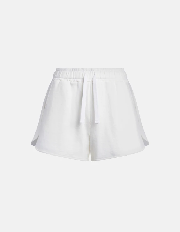 Shorts loose in cotone garzato