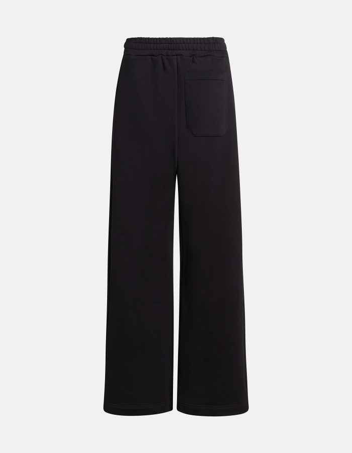 Hose mit weitem Bein aus Baumwolljersey