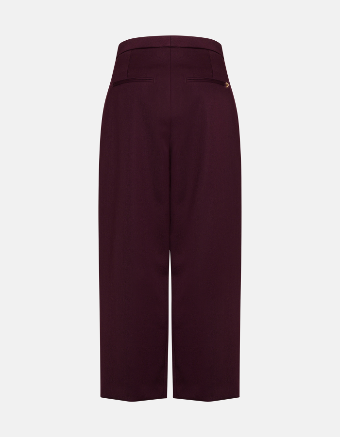 Noa loose trousers in wool-blend gabardine