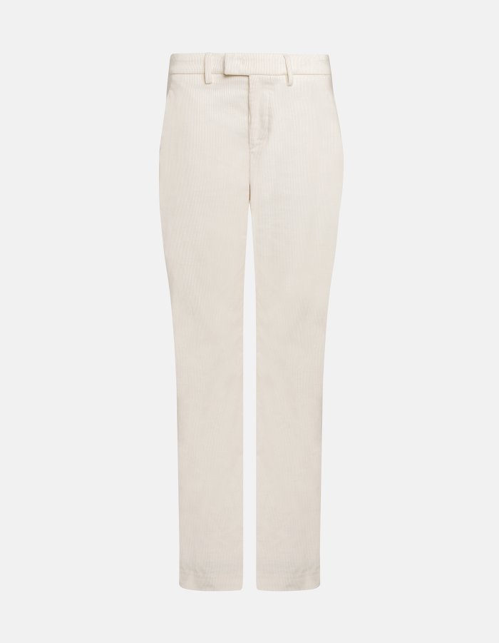 Pantaloni Eleanor regular in velluto stretch
