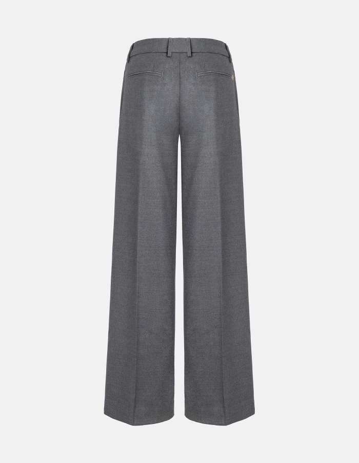 Hose Lucia mit weitem Bein aus Flanell