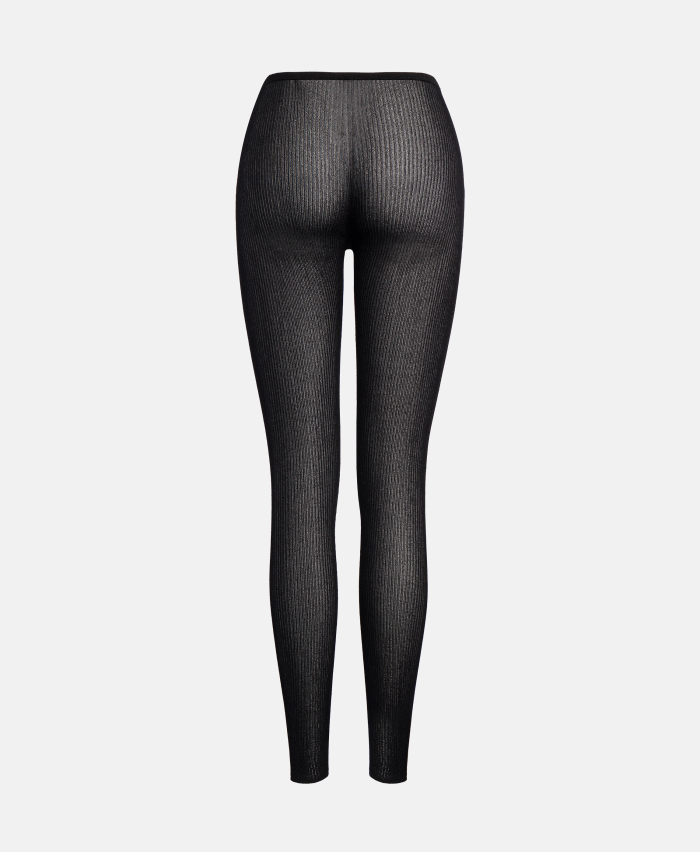 Leggings in maglia lurex