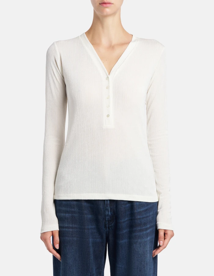 Serafino regular in costina fluida