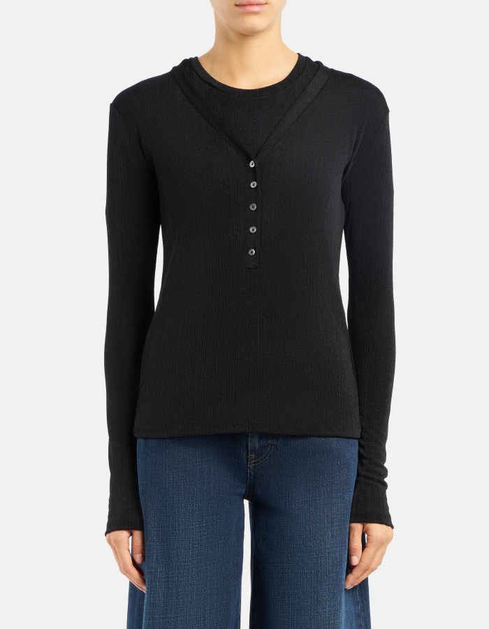 Serafino regular in costina fluida