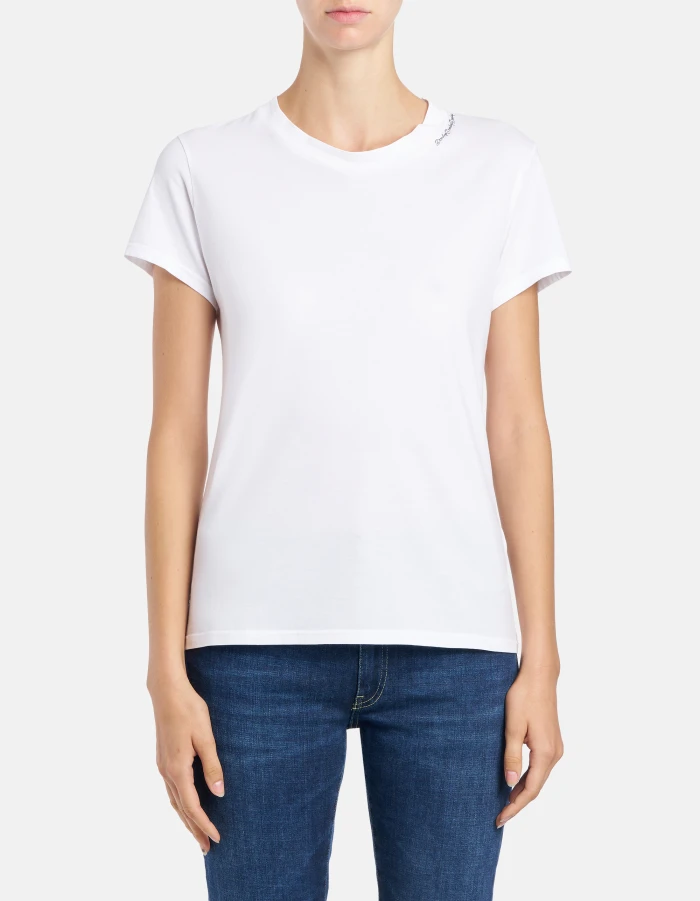 T-shirt girocollo regular in jersey