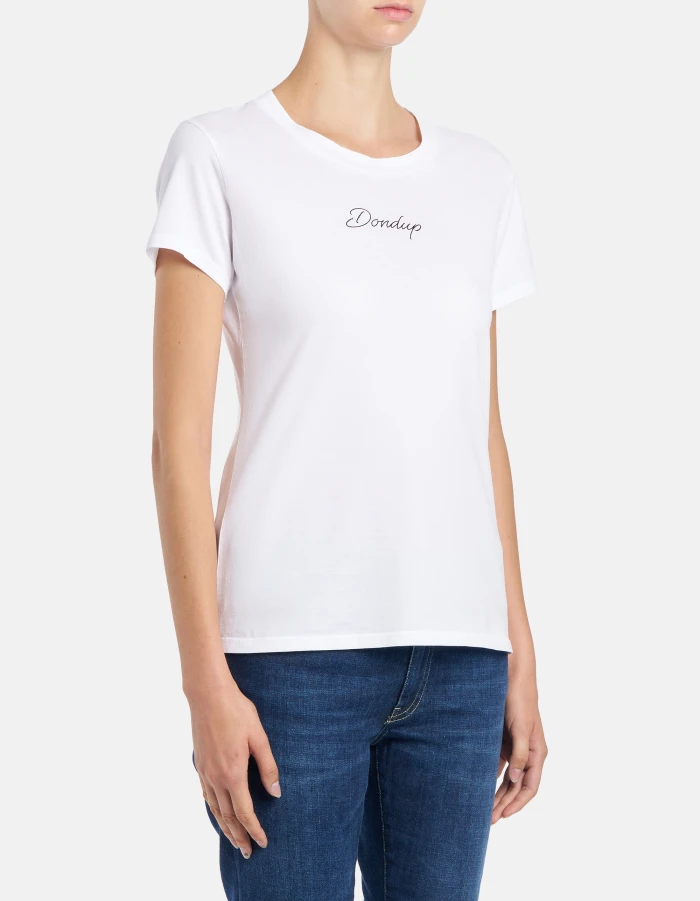 T-shirt girocollo regular in jersey