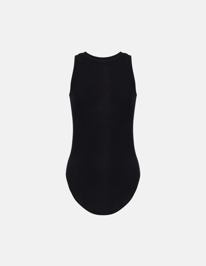 Slim-fit interlock crew-neck vest