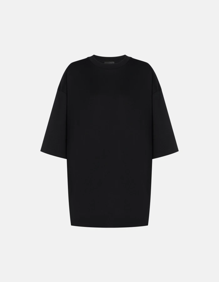 Oversize-T-Shirt aus Jersey mit Rundhalsausschnitt