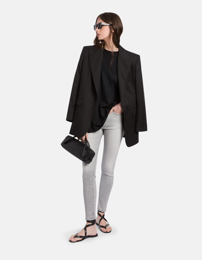 Oversize-T-Shirt aus Jersey mit Rundhalsausschnitt