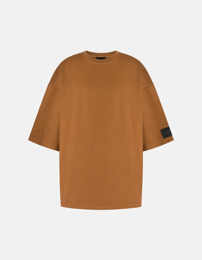 Oversize-T-Shirt aus Jersone mit Rundhalsausschnitt