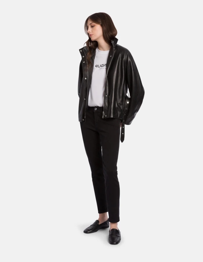 Regular-fit crew-neck T-shirt in jersey