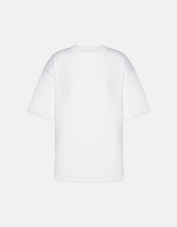 T-shirt girocollo regular in jersey