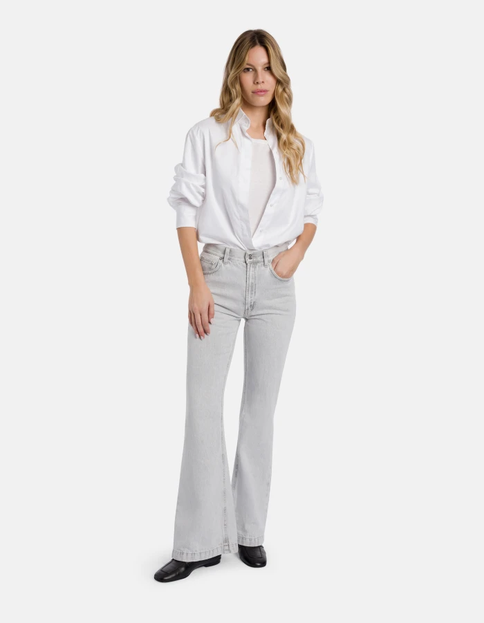 T-shirt girocollo slim in light jersey