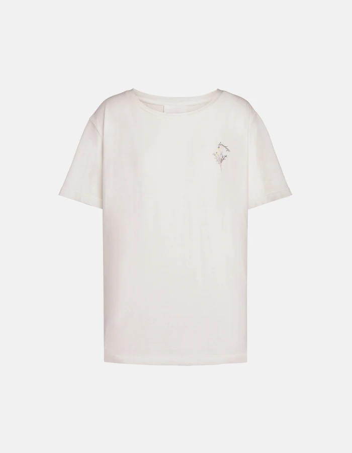 Slim-fit crew-neck T-shirt in lightweight jersey