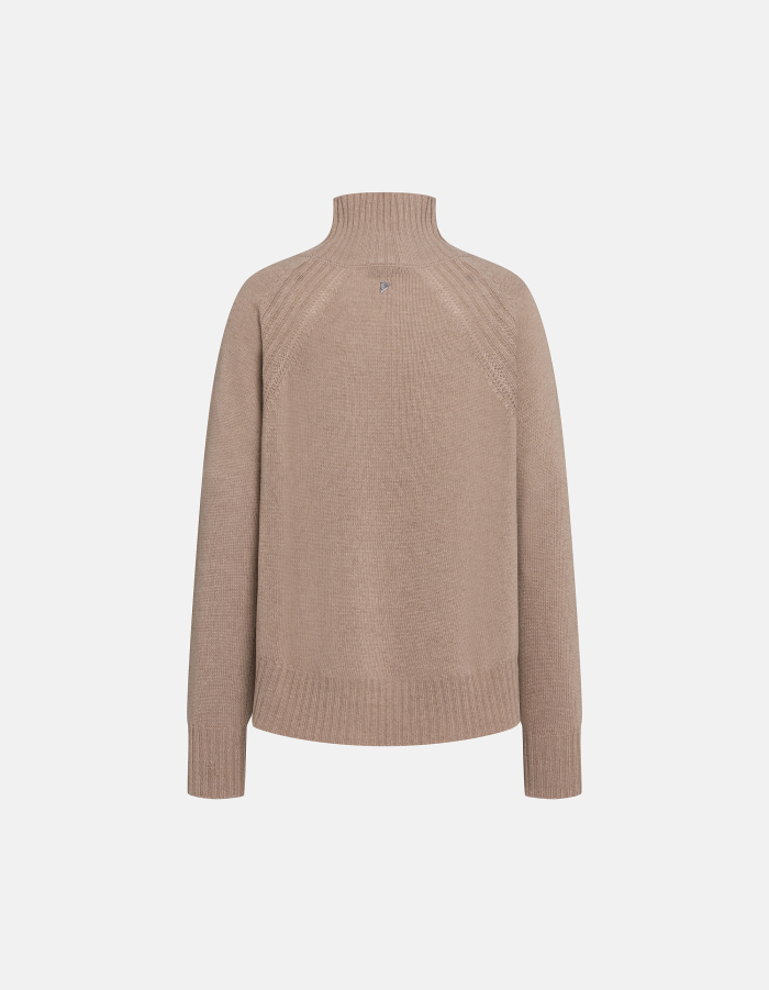 Maglia dolcevita regular in lana e cachemire