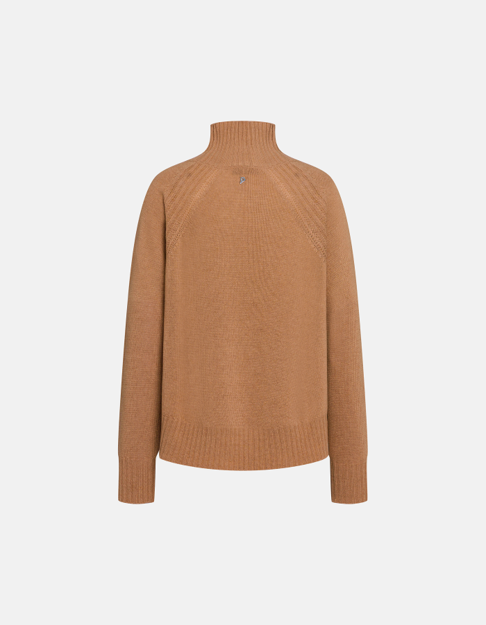 Maglia dolcevita regular in lana e cachemire