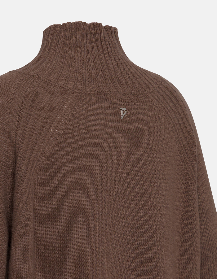 Maglia dolcevita regular in lana e cachemire