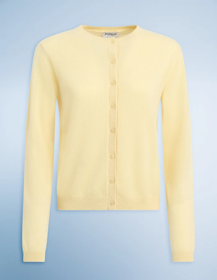 Cardigan slim in lana cashmere