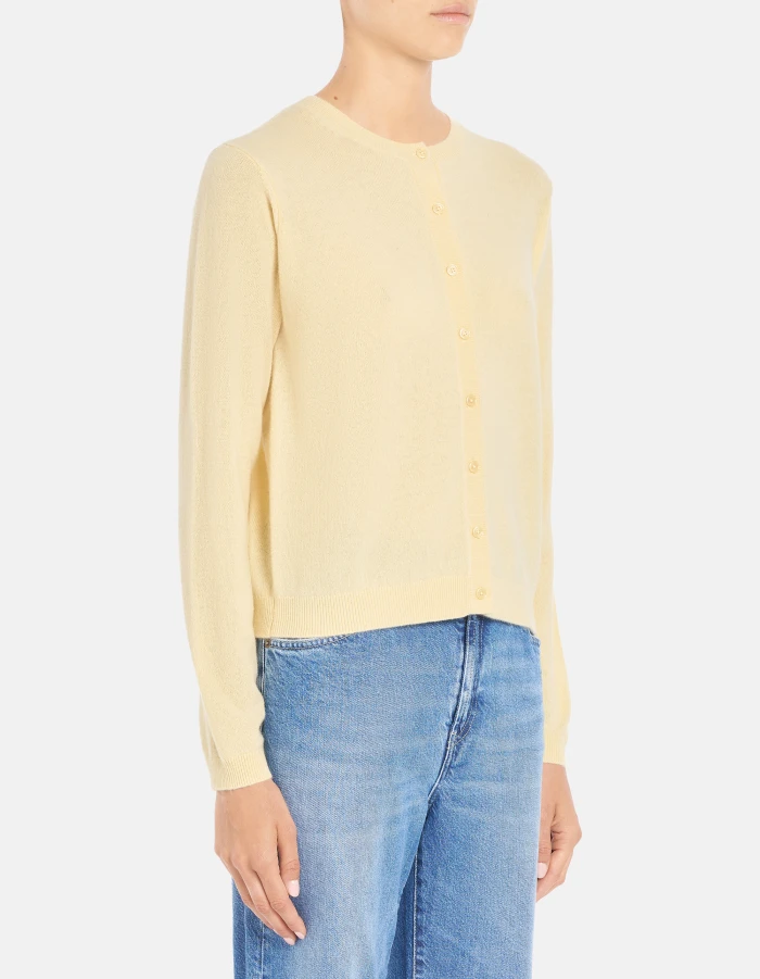 Cardigan slim in lana cashmere