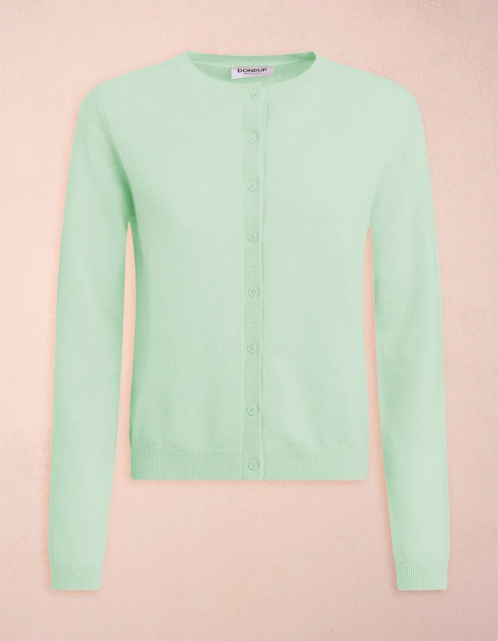 Cardigan slim in lana cashmere