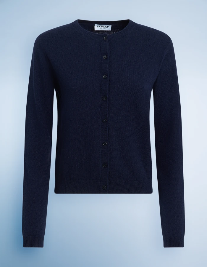 Cardigan slim in lana cashmere