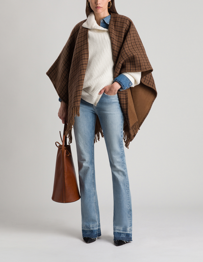 Regular-fit cardigan in fisherman’s rib