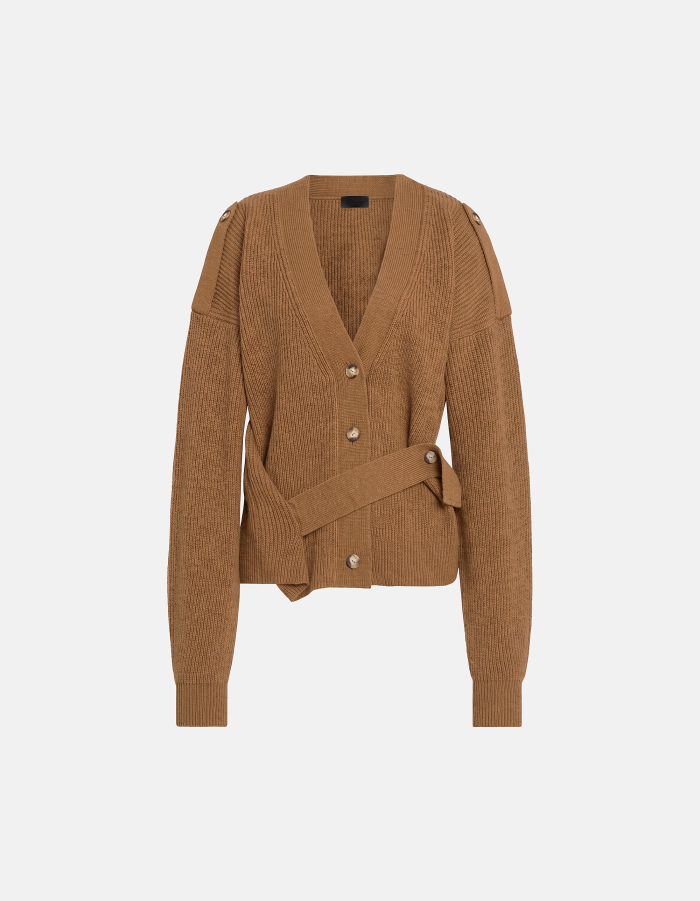 Cardigan regular in costa inglese