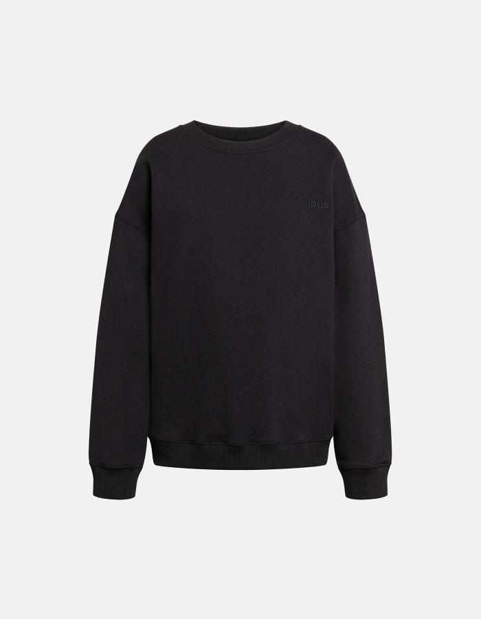 Oversize-Sweatshirt mit Rundhalsausschnitt aus Baumwolle
