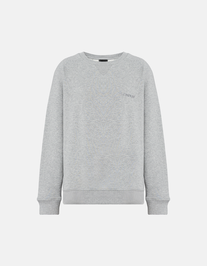 Regular-fit crew-neck cotton sweatshirt