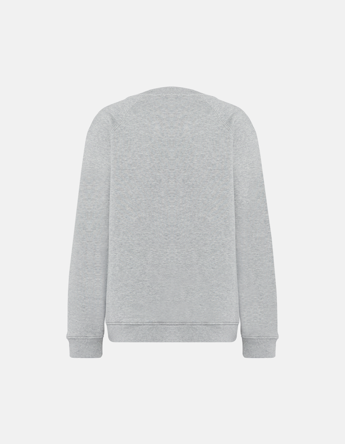 Regular-fit crew-neck cotton sweatshirt