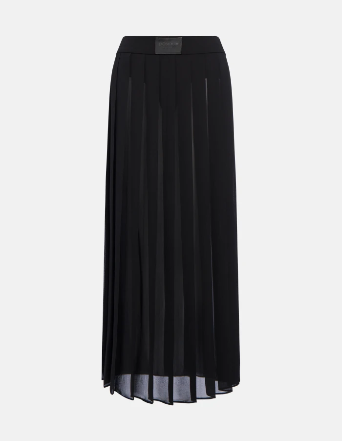 Long skirt in georgette