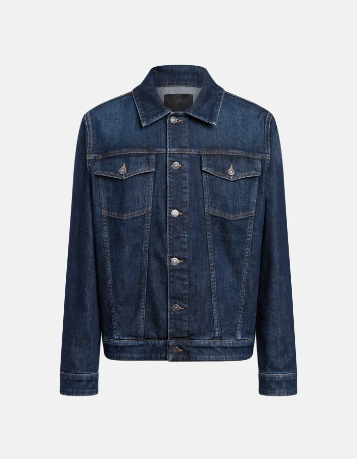 Regular-fit jacket in stretch denim