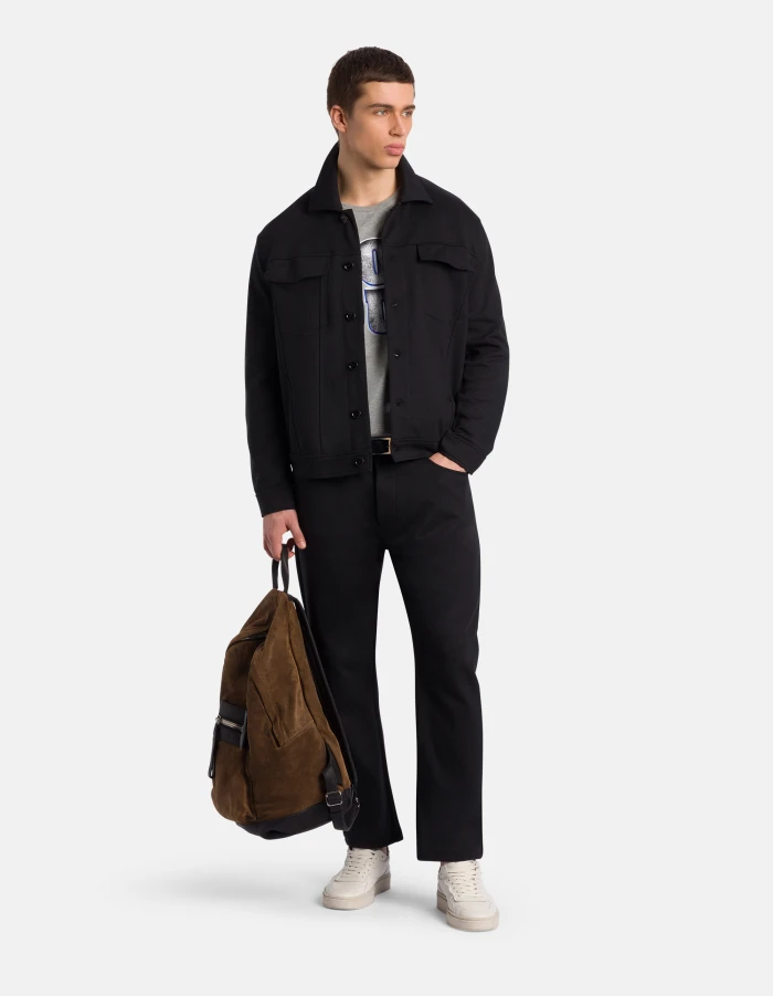 Trucker slim in cotone double