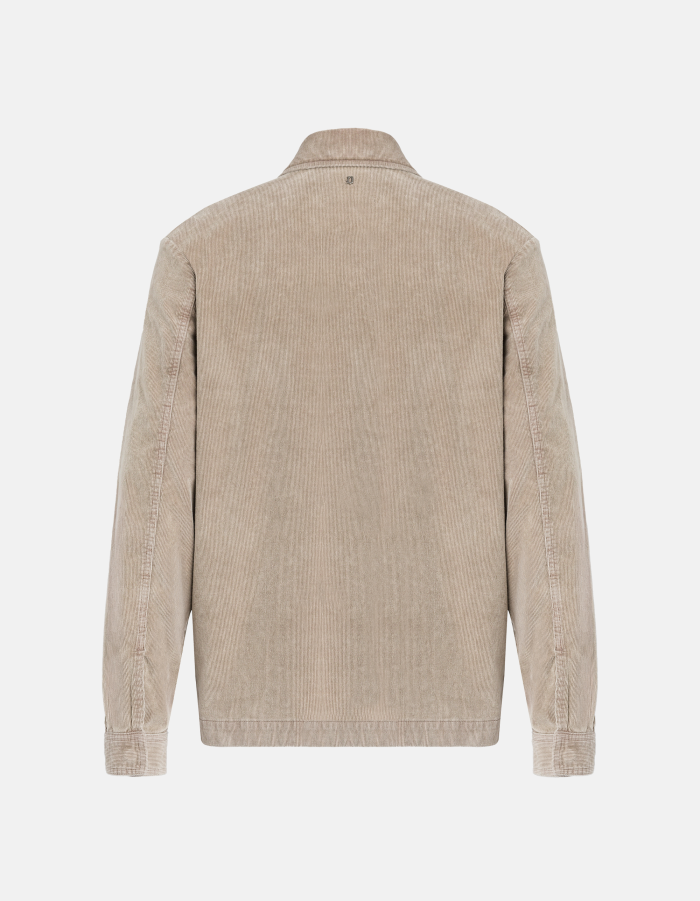 Regular-fit jacket in stretch velvet